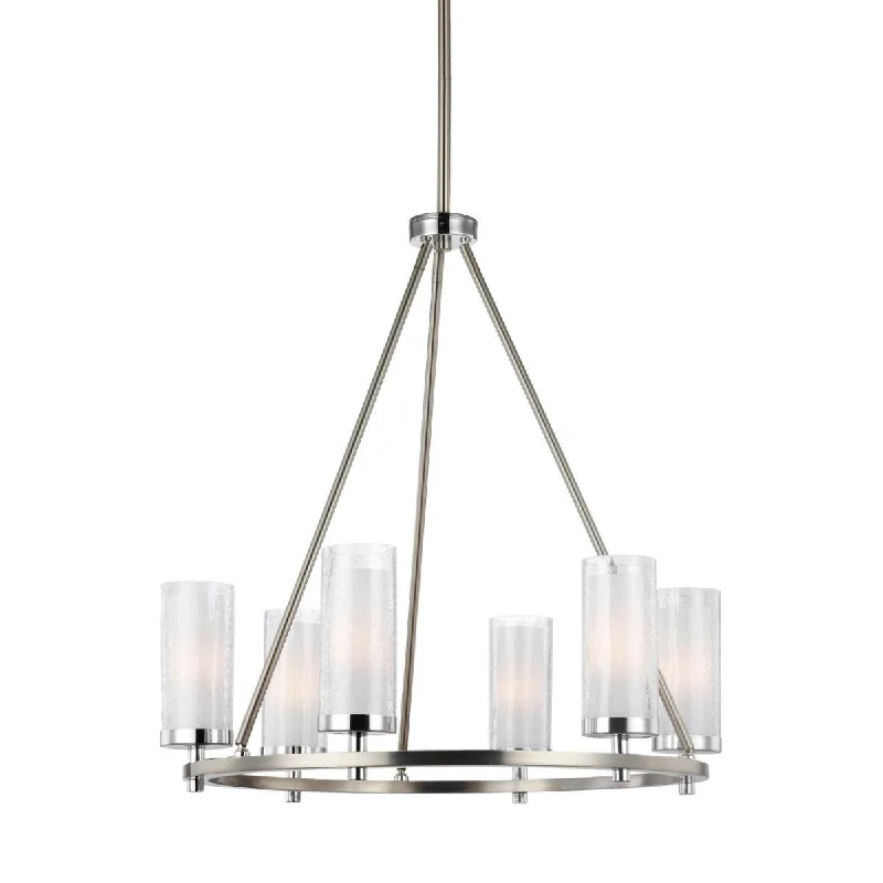 Color - Tunable Industrial Lighting for Special ApplicationsJonah 25 in. 6 Lights Chandelier Chrome finish Color - Tunable Industrial Lighting for Special ApplicationsJonah 25 in. 6 Lights Chandelier Chrome finish