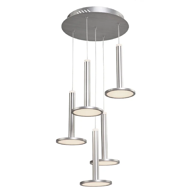 Track lighting for replacing old fluorescent fixturesAurora Chandelier