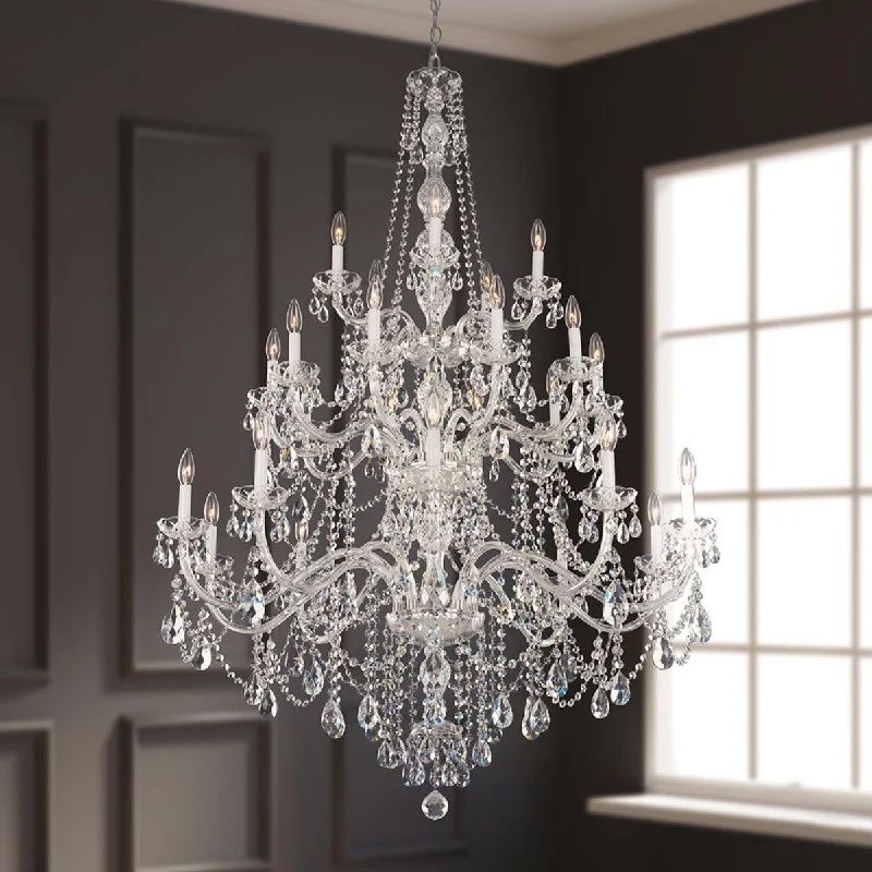Industrial Lighting for Textile MillsArlington 25 Lights Polished Silver Chandelier with Clear Heritage Crystals Industrial Lighting for Textile MillsArlington 25 Lights Polished Silver Chandelier with Clear Heritage Crystals