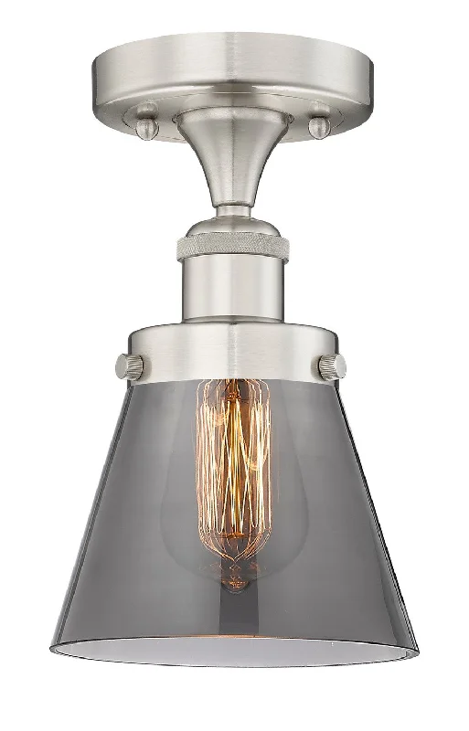 Industrial Exit Sign Lighting for Quick EvacuationEdison One Light Semi-Flush Mount Industrial Exit Sign Lighting for Quick EvacuationEdison One Light Semi-Flush Mount