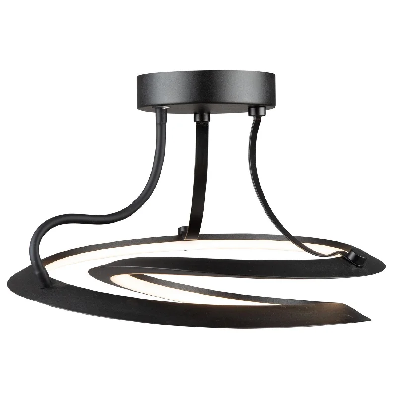 Wireless track lighting for easy installationAra Semi-Flush Mount Light