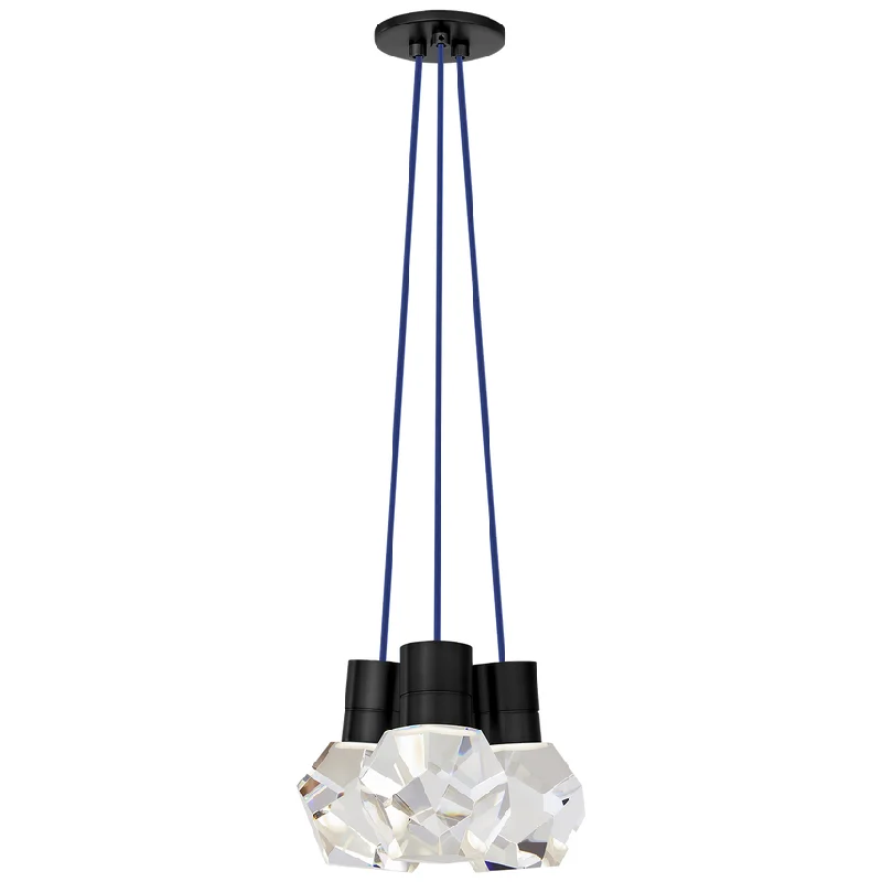 Track lighting for creating a moody atmosphereKira 3-Light Pendant