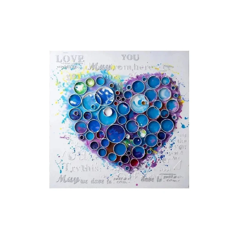 Track lighting for adding a touch of eleganceWork of Heart Wall Art