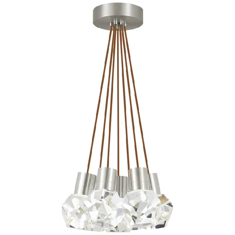 Track lighting with adjustable armsKira 7-Light Pendant