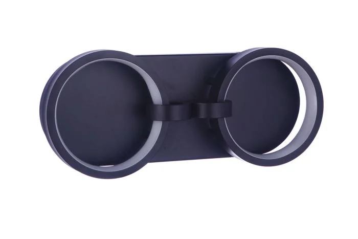 High - lumen track lighting for bright spacesCraftmade 59302-FB-LED Context 2 Light LED Vanity in Flat Black