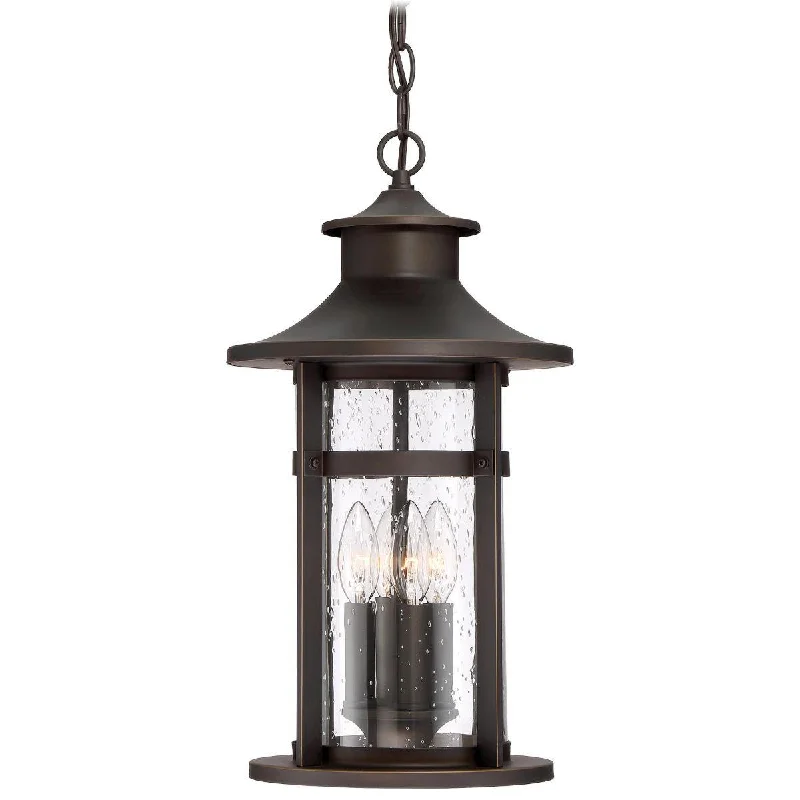 High - Bay LED Industrial Lighting for WarehousesHighland Ridge 4 lights 10 in. Outdoor Hanging Lantern Oil Rubbed Bronze & Gold finish High - Bay LED Industrial Lighting for WarehousesHighland Ridge 4 lights 10 in. Outdoor Hanging Lantern Oil Rubbed Bronze & Gold finish