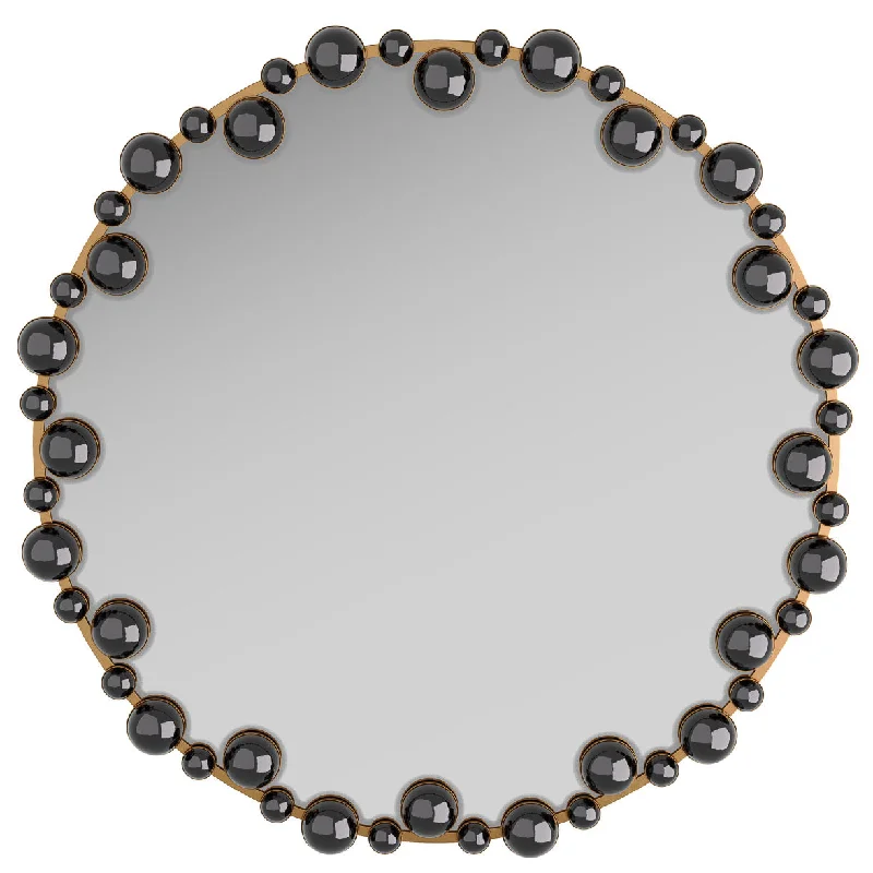 Track lighting with colored glass accentsZaldana Mirror