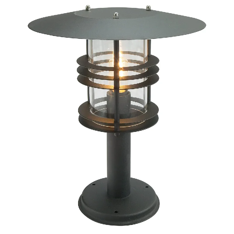Track lighting for highlighting bookcasesStockholm 1 Light Grande Pedestal - Black/Galvanised Finish Track lighting for highlighting bookcasesStockholm 1 Light Grande Pedestal - Black/Galvanised Finish