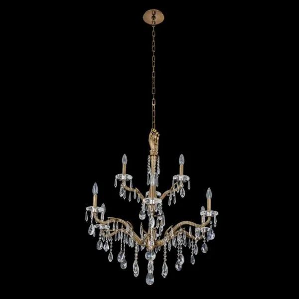 Chandeliers with Frosted Glass for a Softer Light DiffusionChandeliers with Frosted Glass for a Softer Light DiffusionVenere 9 Light 2 Tier Chandelier Chandeliers with Frosted Glass for a Softer Light DiffusionChandeliers with Frosted Glass for a Softer Light DiffusionVenere 9 Light 2 Tier Chandelier