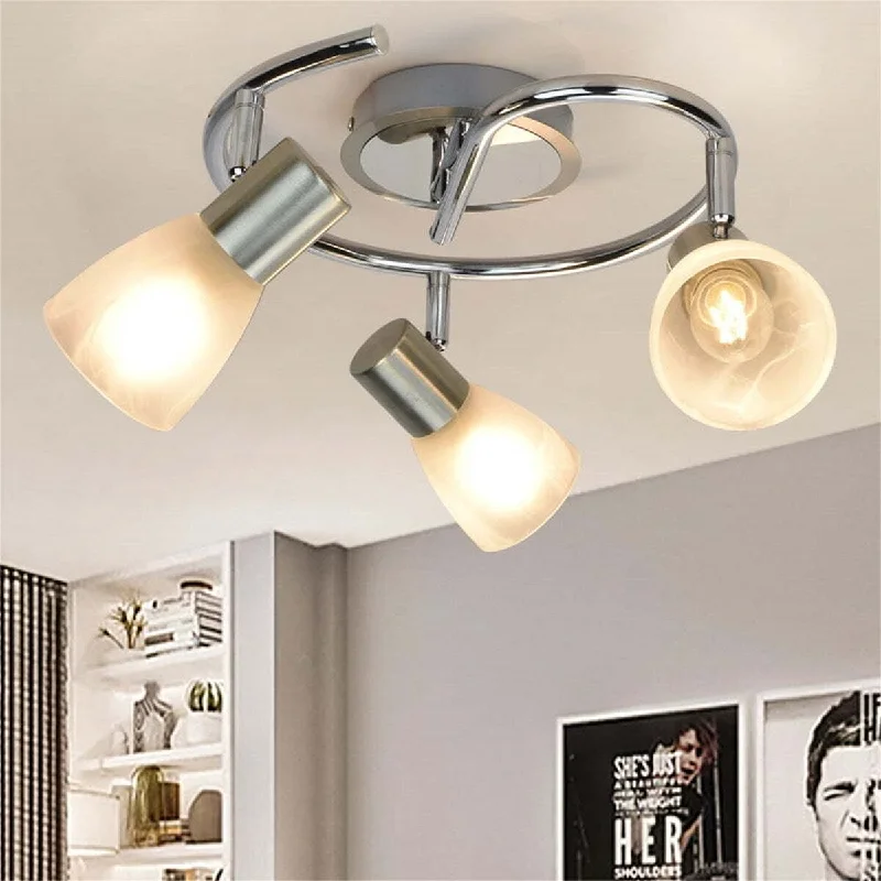 Mini Chandeliers for Adding Charm to Small SpacesMini Chandeliers for Adding Charm to Small Spaces3 Lights Ceiling Spotlight Round Track Light With Glass Shade Mini Chandeliers for Adding Charm to Small SpacesMini Chandeliers for Adding Charm to Small Spaces3 Lights Ceiling Spotlight Round Track Light With Glass Shade