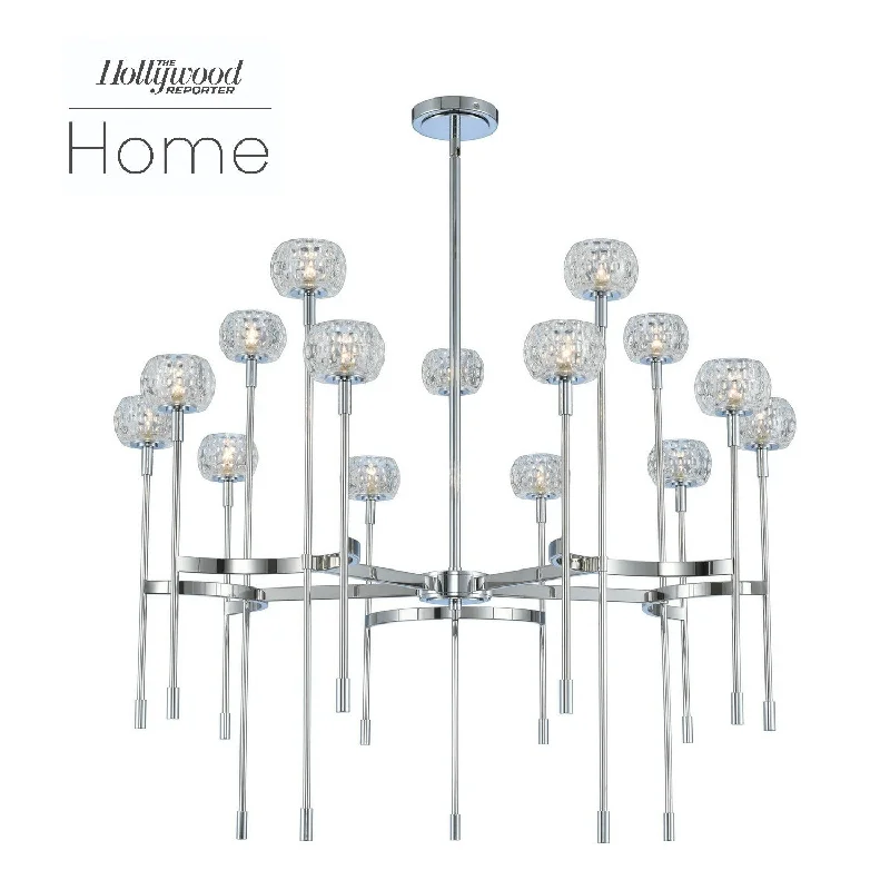 Chandeliers with Dimmable Lights for Ambiance ControlChandeliers with Dimmable Lights for Ambiance ControlMae (10 + 5) Light 2 Tier Chandelier