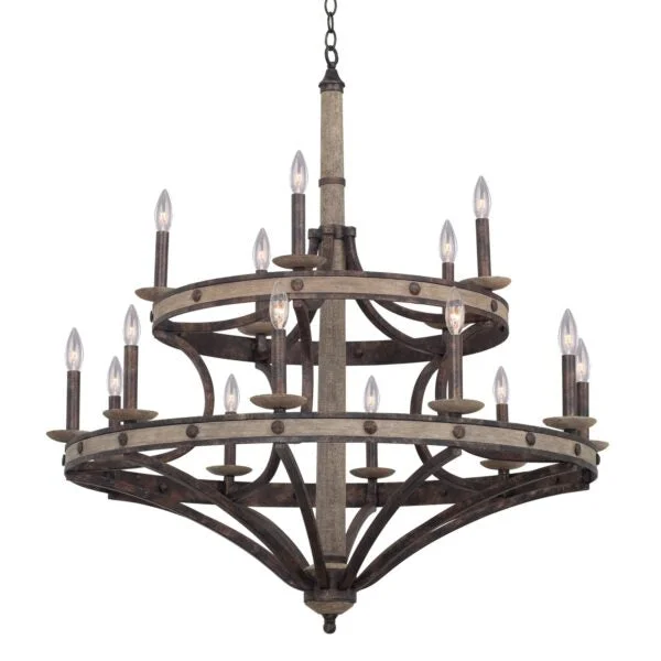 Chandeliers with Metal Frames in Silver FinishChandeliers with Metal Frames in Silver FinishCoronado 15 Light Round Chandelier