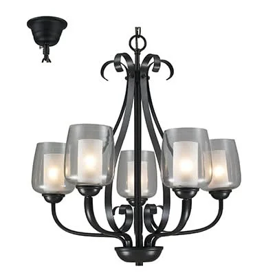 Chandeliers with Metal Frames in Black FinishChandeliers with Metal Frames in Black FinishAlphen 5 Light Black Chandelier Chandeliers with Metal Frames in Black FinishChandeliers with Metal Frames in Black FinishAlphen 5 Light Black Chandelier
