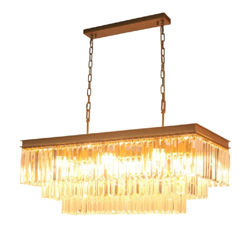 Chandeliers with Candle - Style Bulbs for a Classic AestheticChandeliers with Candle - Style Bulbs for a Classic AestheticAngela Rectangular Gold Crustal Chandelier Chandeliers with Candle - Style Bulbs for a Classic AestheticChandeliers with Candle - Style Bulbs for a Classic AestheticAngela Rectangular Gold Crustal Chandelier