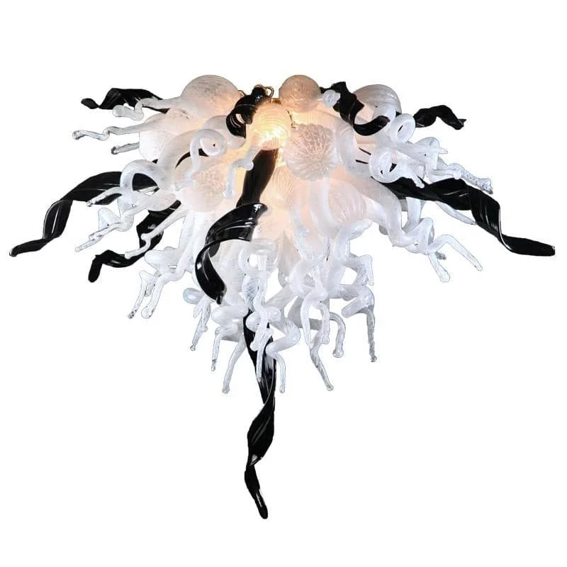 Incandescent Chandeliers for a Warm and Traditional GlowIncandescent Chandeliers for a Warm and Traditional GlowBlown Glass Chandelier Black and White Chihuly Style Incandescent Chandeliers for a Warm and Traditional GlowIncandescent Chandeliers for a Warm and Traditional GlowBlown Glass Chandelier Black and White Chihuly Style