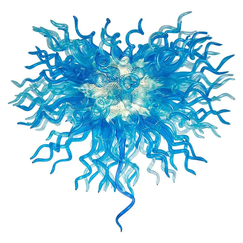 Incandescent Chandeliers for a Warm and Traditional GlowIncandescent Chandeliers for a Warm and Traditional GlowBlown Glass Chandelier Chihuly Style Light Blue Hand Blown