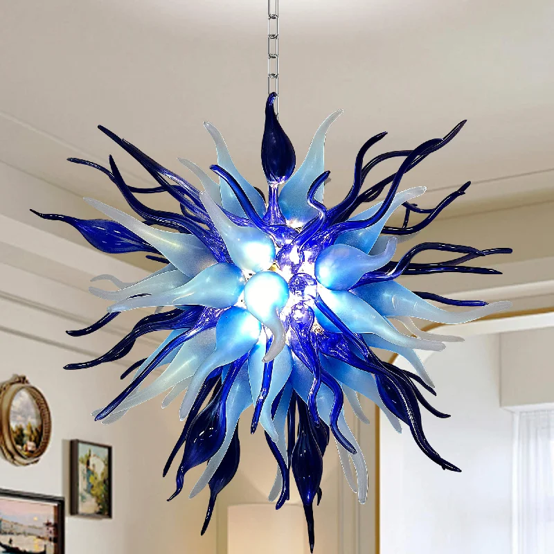 Chandeliers with Murano Glass for a High - End Artistic TouchChandeliers with Murano Glass for a High - End Artistic TouchChihuly Style Blown Glass Chandelier Gradient Blue Chandeliers with Murano Glass for a High - End Artistic TouchChandeliers with Murano Glass for a High - End Artistic TouchChihuly Style Blown Glass Chandelier Gradient Blue