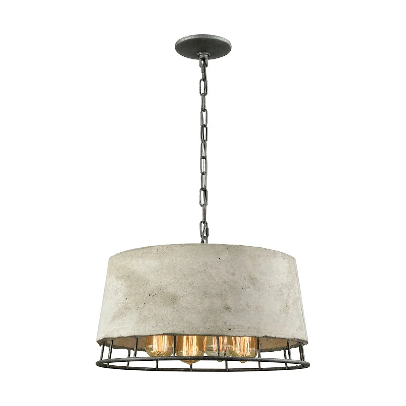 Chandeliers with Adjustable Arms for Directional LightingChandeliers with Adjustable Arms for Directional LightingBrocca 4-Light Chandelier in Silverdust Iron with Concrete and Metal Shade ELK Lighting Chandeliers with Adjustable Arms for Directional LightingChandeliers with Adjustable Arms for Directional LightingBrocca 4-Light Chandelier in Silverdust Iron with Concrete and Metal Shade ELK Lighting