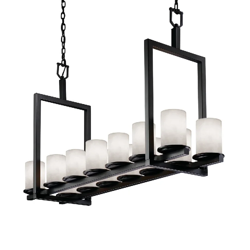 Chandeliers with Metal Frames in Black FinishChandeliers with Metal Frames in Black FinishClouds Dakota Matte Black Bridge Chandelier (Short), Clouds Cylinder w/ Flat Rim Shade Chandeliers with Metal Frames in Black FinishChandeliers with Metal Frames in Black FinishClouds Dakota Matte Black Bridge Chandelier (Short), Clouds Cylinder w/ Flat Rim Shade