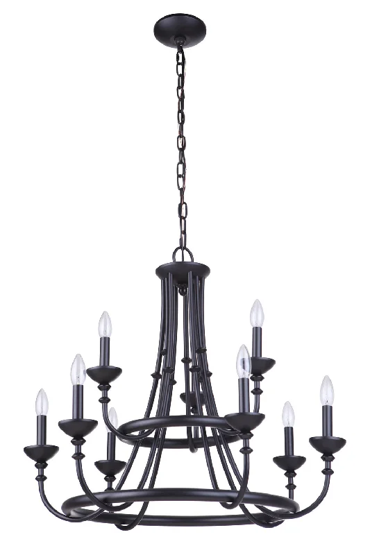Chandeliers with Pendant Lights for a Stylish LookChandeliers with Pendant Lights for a Stylish LookCraftmade Marlowe 53729-FB Chandelier Light - Flat Black