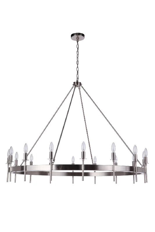 Industrial Iron Chandeliers for Loft - Inspired SpacesIndustrial Iron Chandeliers for Loft - Inspired SpacesCraftmade Larrson 54316-BNK Chandelier Light - Brushed Polished Nickel Industrial Iron Chandeliers for Loft - Inspired SpacesIndustrial Iron Chandeliers for Loft - Inspired SpacesCraftmade Larrson 54316-BNK Chandelier Light - Brushed Polished Nickel