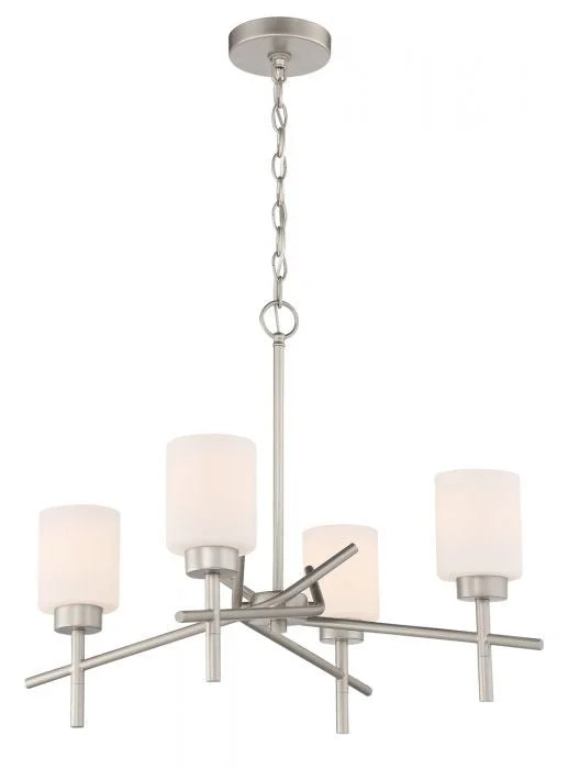 Chandeliers with Pendant Lights for a Stylish LookChandeliers with Pendant Lights for a Stylish LookCraftmade Cadence 54624-SN Chandelier Light - Satin Nickel
