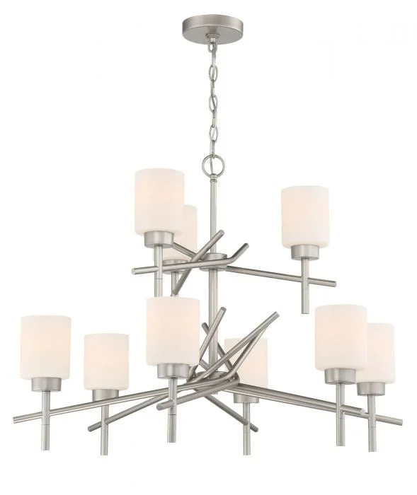 Chandeliers with Metal Frames in Silver FinishChandeliers with Metal Frames in Silver FinishCraftmade Cadence 54629-SN Chandelier Light - Satin Nickel Chandeliers with Metal Frames in Silver FinishChandeliers with Metal Frames in Silver FinishCraftmade Cadence 54629-SN Chandelier Light - Satin Nickel