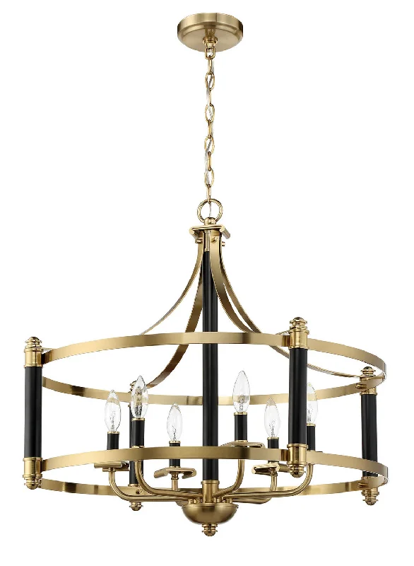 Victorian - Inspired Chandeliers with Ornate DetailsVictorian - Inspired Chandeliers with Ornate DetailsCraftmade Stanza 54896-FBSB Chandelier Light - Flat Black/Satin Brass Victorian - Inspired Chandeliers with Ornate DetailsVictorian - Inspired Chandeliers with Ornate DetailsCraftmade Stanza 54896-FBSB Chandelier Light - Flat Black/Satin Brass