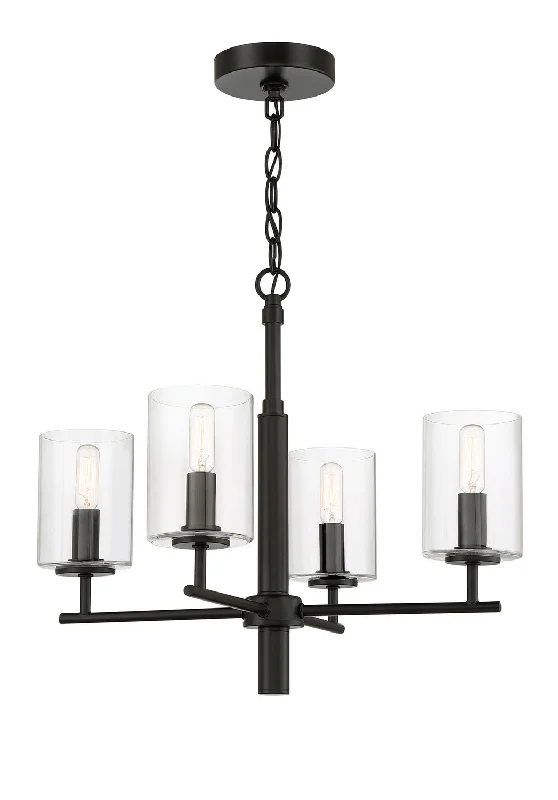 Chandeliers with Multiple Lights for Maximum IlluminationChandeliers with Multiple Lights for Maximum IlluminationCraftmade Hailie 55624-FB Chandelier Light - Flat Black