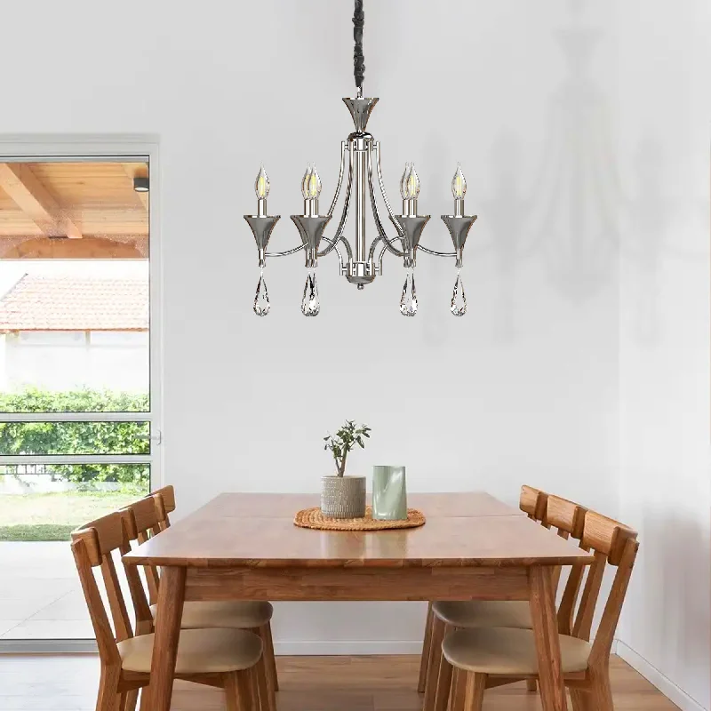 Chandeliers with Metal Frames in Black FinishChandeliers with Metal Frames in Black FinishCrystal Candle Lit Chandeliers Adjustable Pendant Light Fixture E14 Base ~ 4625 Chandeliers with Metal Frames in Black FinishChandeliers with Metal Frames in Black FinishCrystal Candle Lit Chandeliers Adjustable Pendant Light Fixture E14 Base ~ 4625