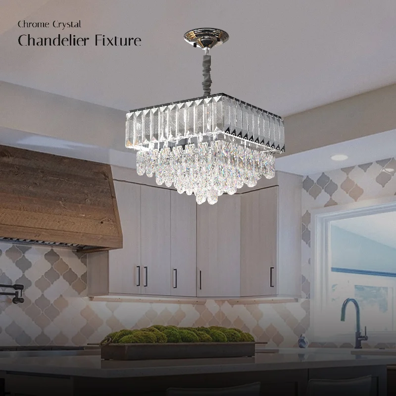 Victorian - Inspired Chandeliers with Ornate DetailsVictorian - Inspired Chandeliers with Ornate DetailsCrystal Chrome Rectangular Droplet Ceiling Living Room Chandelier ~5426 Victorian - Inspired Chandeliers with Ornate DetailsVictorian - Inspired Chandeliers with Ornate DetailsCrystal Chrome Rectangular Droplet Ceiling Living Room Chandelier ~5426