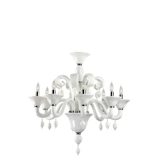 Chandeliers with Metal Frames in Bronze FinishChandeliers with Metal Frames in Bronze FinishCyan Design 1678883 Eight Lamp Chandelier