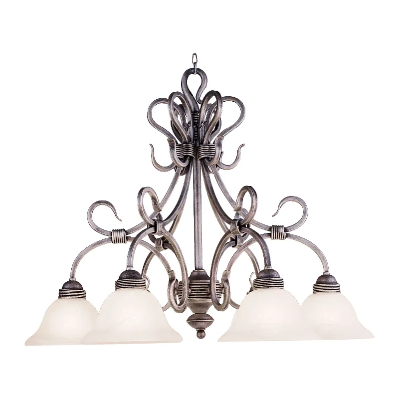 Chandeliers with Metal Frames in Silver FinishChandeliers with Metal Frames in Silver FinishBuckingham 29" Wide 6-Light Chandelier