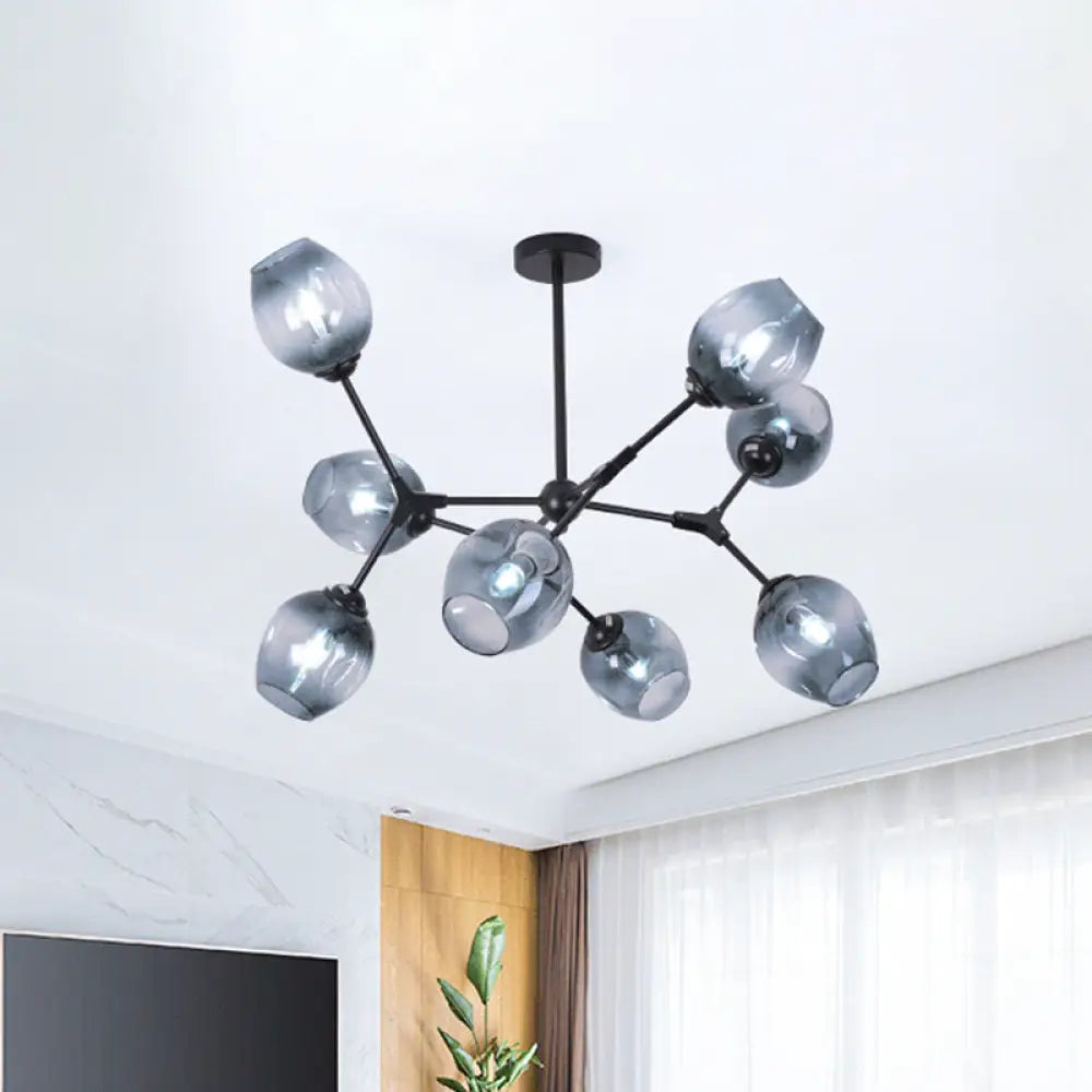 Large Chandeliers for Grand Halls and FoyersLarge Chandeliers for Grand Halls and FoyersModern Gradient Blue Glass 8-Head Semi Flush Mount Ceiling Chandelier for Living Room Large Chandeliers for Grand Halls and FoyersLarge Chandeliers for Grand Halls and FoyersModern Gradient Blue Glass 8-Head Semi Flush Mount Ceiling Chandelier for Living Room