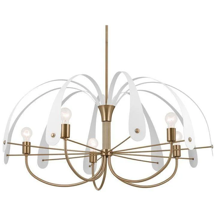 Chandeliers with Frosted Glass for a Softer Light DiffusionChandeliers with Frosted Glass for a Softer Light DiffusionPetal 42.5" 5-Light Chandelier Chandeliers with Frosted Glass for a Softer Light DiffusionChandeliers with Frosted Glass for a Softer Light DiffusionPetal 42.5" 5-Light Chandelier