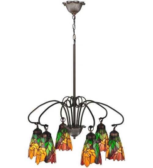 Chandeliers with Colored Glass for a Splash of ColorChandeliers with Colored Glass for a Splash of ColorMeyda Lighting 104887 26" Wide Iris 6 Light Chandelier Chandeliers with Colored Glass for a Splash of ColorChandeliers with Colored Glass for a Splash of ColorMeyda Lighting 104887 26" Wide Iris 6 Light Chandelier