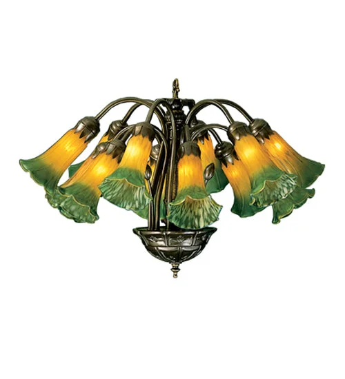 Chandeliers with Sputnik - Style Design for a Futuristic VibeChandeliers with Sputnik - Style Design for a Futuristic VibeMeyda Lighting 15997 20"W Amber/Green Pond Lily 12 LT Chandelier Chandeliers with Sputnik - Style Design for a Futuristic VibeChandeliers with Sputnik - Style Design for a Futuristic VibeMeyda Lighting 15997 20"W Amber/Green Pond Lily 12 LT Chandelier