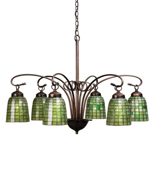 Chandeliers with Candle - Style Bulbs for a Classic AestheticChandeliers with Candle - Style Bulbs for a Classic AestheticMeyda Lighting 18649 28"W Terra Verde 6 LT Chandelier Chandeliers with Candle - Style Bulbs for a Classic AestheticChandeliers with Candle - Style Bulbs for a Classic AestheticMeyda Lighting 18649 28"W Terra Verde 6 LT Chandelier