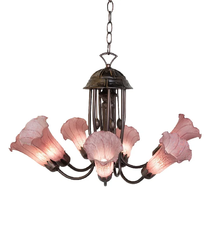 Small Chandeliers for Compact RoomsSmall Chandeliers for Compact RoomsPurple Seven Light Chandelier
