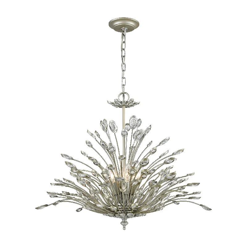 French Country Chandeliers with a Romantic AuraFrench Country Chandeliers with a Romantic AuraMullica 6-Light Chandelier in Aged Silver with Crystal ELK Lighting French Country Chandeliers with a Romantic AuraFrench Country Chandeliers with a Romantic AuraMullica 6-Light Chandelier in Aged Silver with Crystal ELK Lighting