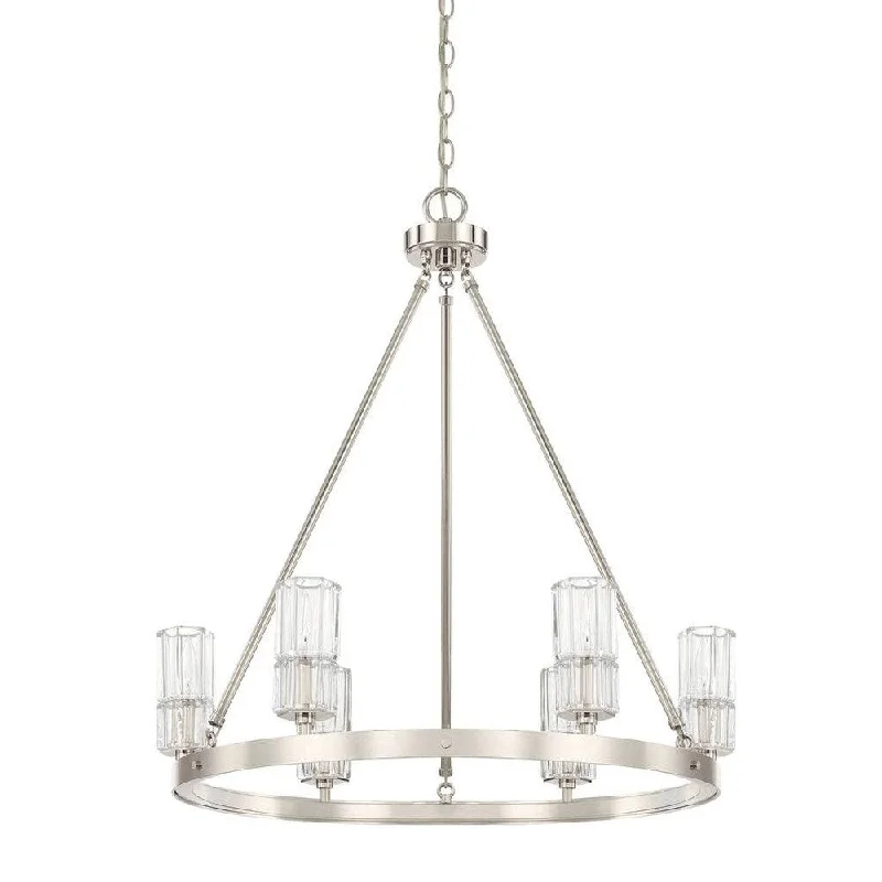 Chandeliers with Metal Frames in Black FinishChandeliers with Metal Frames in Black FinishSloane 6-light Polished Nickel Chandelier - Polished Nickel Chandeliers with Metal Frames in Black FinishChandeliers with Metal Frames in Black FinishSloane 6-light Polished Nickel Chandelier - Polished Nickel