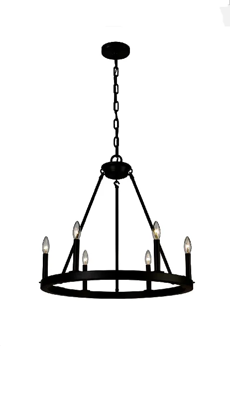 Ceiling - Mounted Chandeliers for Standard CeilingsCeiling - Mounted Chandeliers for Standard Ceilings22015-BK
