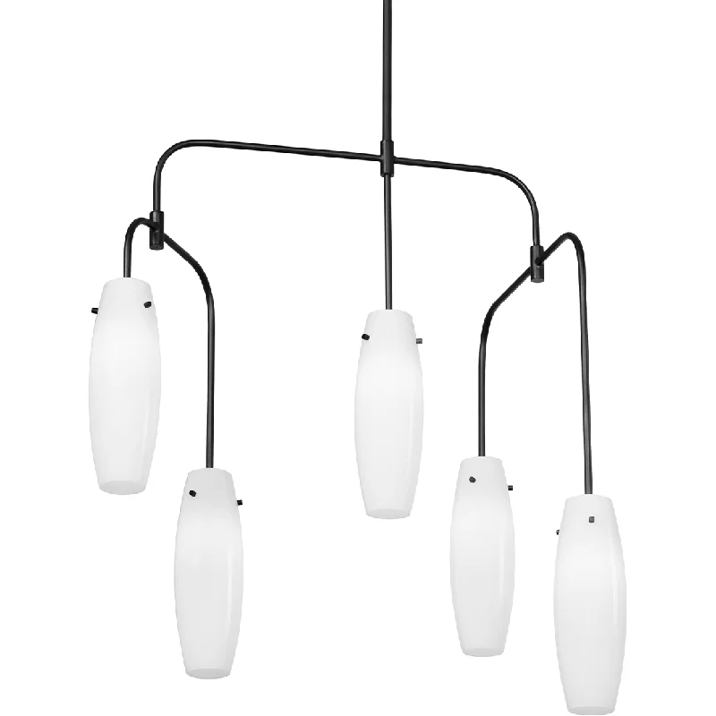 Chandeliers with Murano Glass for a High - End Artistic TouchChandeliers with Murano Glass for a High - End Artistic TouchCyan 5-Light Chandelier