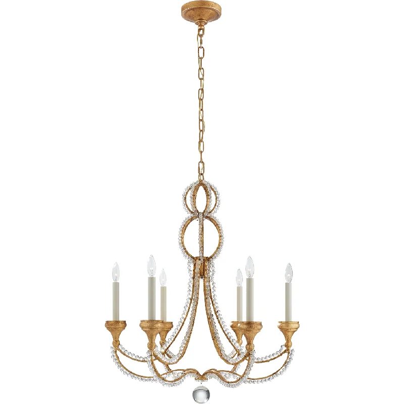 Chandeliers with Frosted Glass for a Softer Light DiffusionChandeliers with Frosted Glass for a Softer Light DiffusionMilan Medium Chandelier