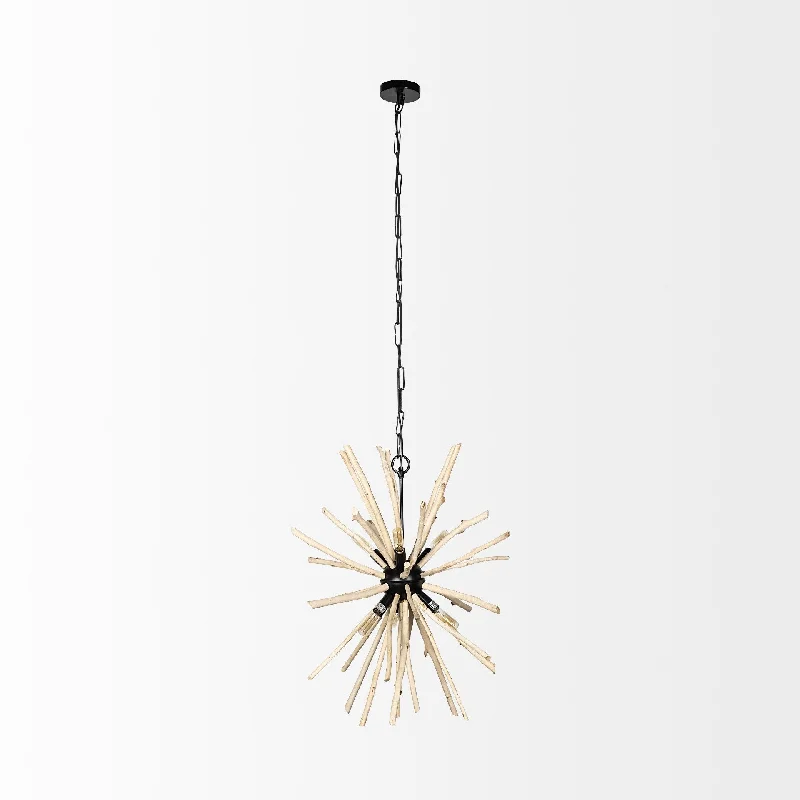 Chandeliers with Adjustable Height for Custom InstallationChandeliers with Adjustable Height for Custom InstallationWood and Metal Starburst Six Bulb Hanging Light By Homeroots Chandeliers with Adjustable Height for Custom InstallationChandeliers with Adjustable Height for Custom InstallationWood and Metal Starburst Six Bulb Hanging Light By Homeroots