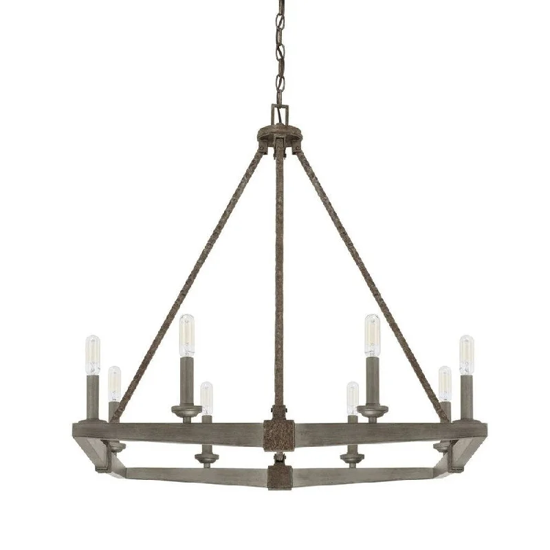 Modern Crystal Chandeliers for Contemporary HomesModern Crystal Chandeliers for Contemporary HomesZac 8-light Urban Grey Chandelier
