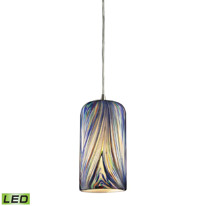 Bohemian Ceiling Lights with Beads, Tassels, and Colorful GlassBohemian Ceiling Lights with Beads, Tassels, and Colorful GlassMol LED Mini Pendant