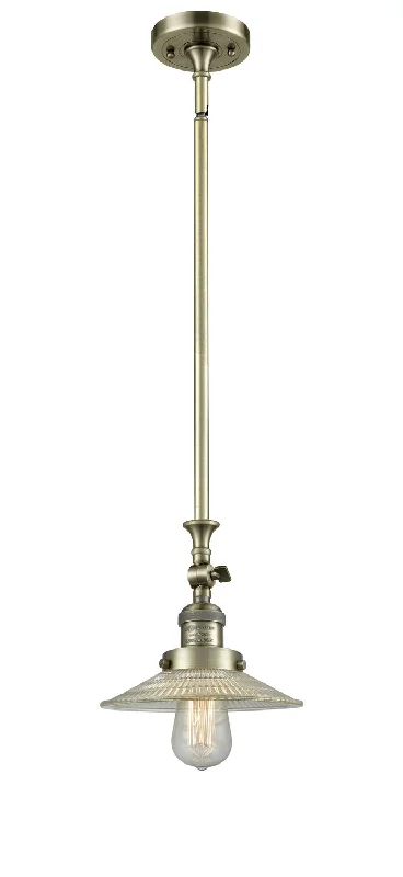 Industrial Style Ceiling Lights with Exposed Bulbs and Metal CagesIndustrial Style Ceiling Lights with Exposed Bulbs and Metal CagesOne Light Mini Pendant