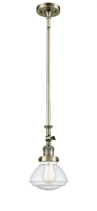 Glass Ceiling Lights with Frosted, Colored, or Etched GlassGlass Ceiling Lights with Frosted, Colored, or Etched GlassOne Light Mini Pendant