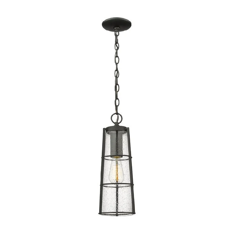 Metal Ceiling Lights in Brass, Copper, Stainless Steel, and IronMetal Ceiling Lights in Brass, Copper, Stainless Steel, and IronHelix 1-Light 17.25" Outdoor Pendant